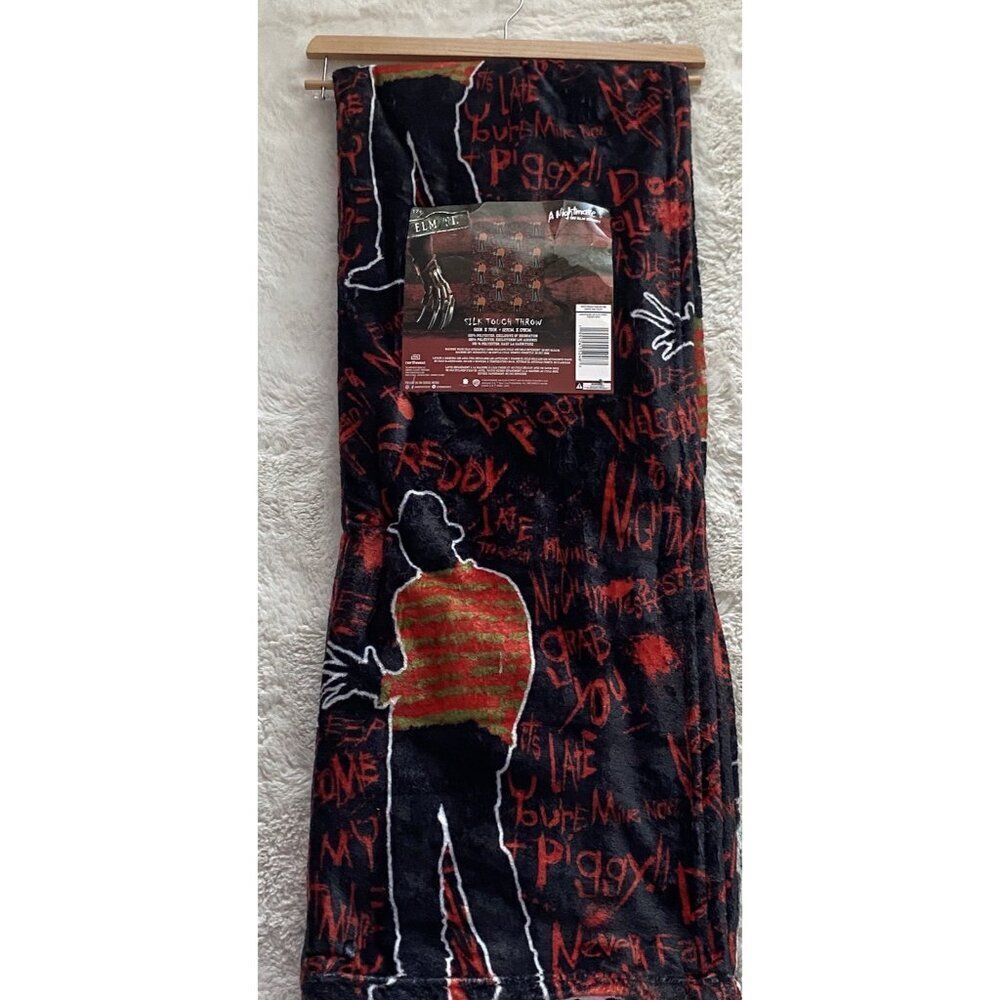 Nightmare on Elm Street Freddy Krueger Silk Touch Throw Blanket 50 X 70” NEW